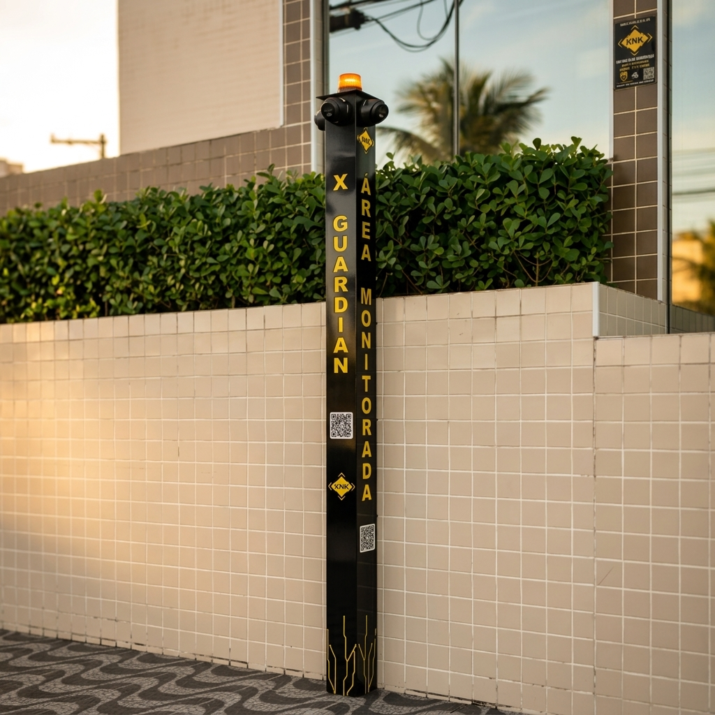 Torre de monitoramento X Guardian instalada em condomínio